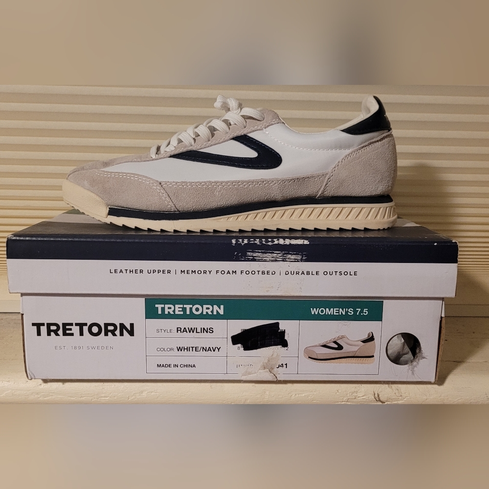 Tretorn Rawlins sneaker 7.5 -8 NEW